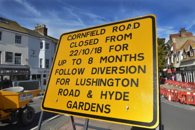 Cornfield Road was due to be closed for eight months, but its closure has been delayed until September (Photo by Jon Rigby)