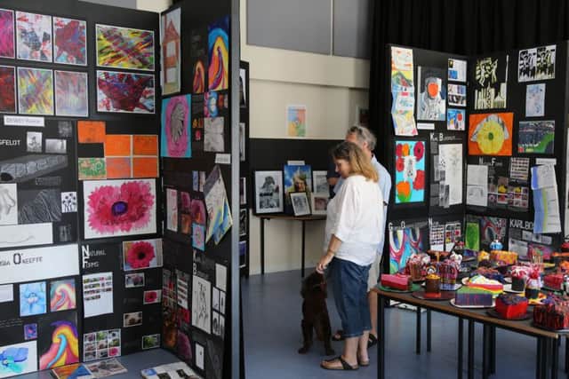 Visitors wore impressed by the standard of work at St Andrew's High School in Worthing