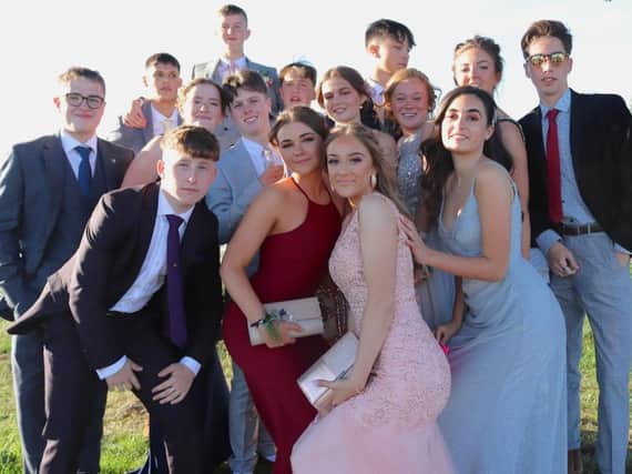 Bourne Community College students at the Year 11 prom