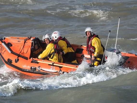 The Shoreham inshore lifeboat was launched last night. Photo: Shoreham RNLI/Twitter
