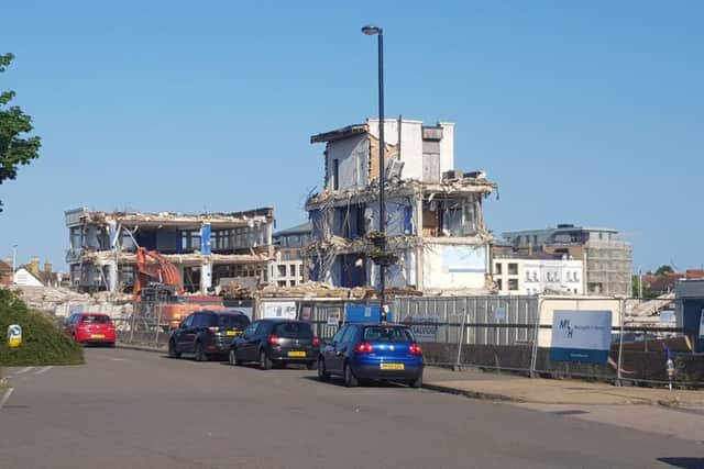 Teville Gate House has nearly been demolished