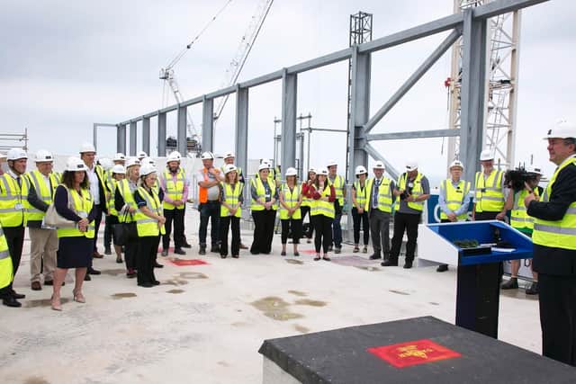 The topping out ceremony