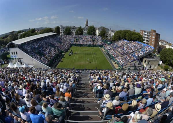Nature Valley International Tennis Tournament at Devonshire Park, Eastbourne (Photo by Jon Rigby) SUS-190627-110458002