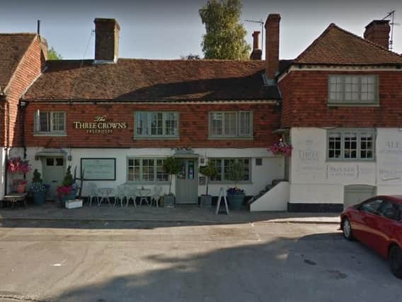 Three Crowns. Picture via Google Streetview