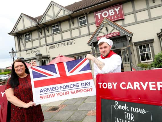 Toby Carvery is offering free meals to military personnel