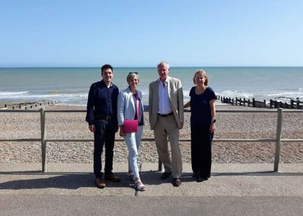 Huw Merriman MP, Lilian Greenwood MP, Daniel Zeichner MP and Ruth Cadbury MP visited Bexhill
