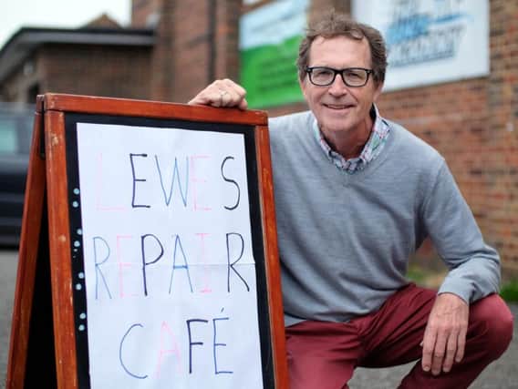 Tony Rowell, founder of the new repair cafe. Photograph: Peter Cripps/ 26-6-19 (4)
