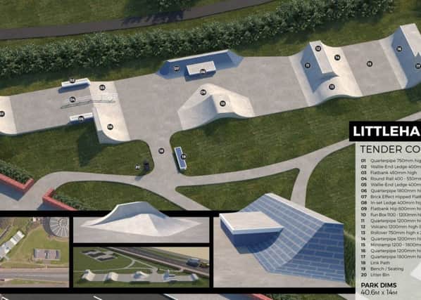 Littlehampton skate park designs