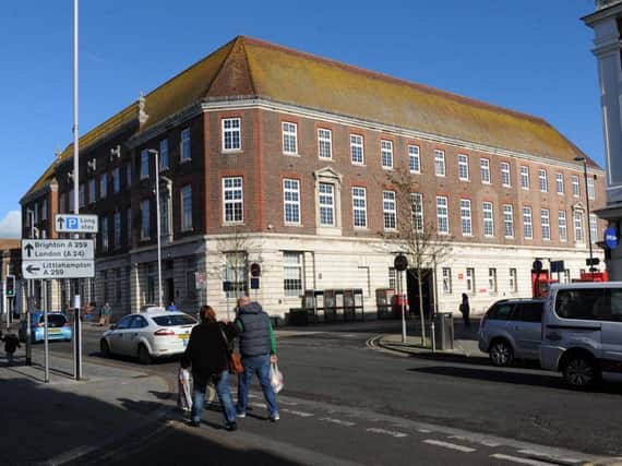 Worthing's current Post Office premises in Chapel Road