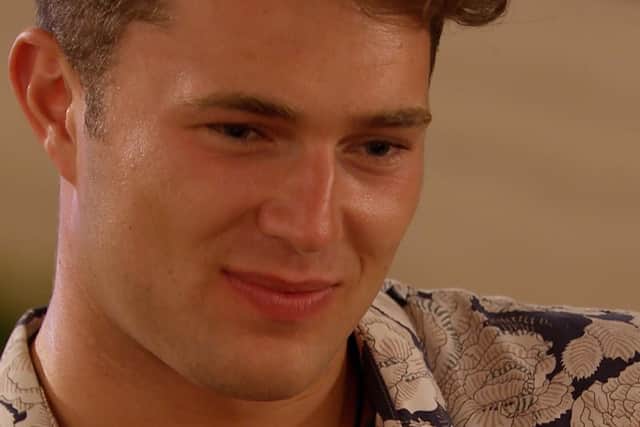 Curtis was rejected by Jourdan and said he would confess what he did to Amy. Picture: ITV