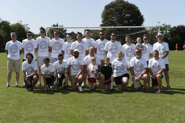 Charity Football for Friends of PICU

Charity football match for Friends of PICU ( Paediatric Intensive Care Unit) at Southampton Children's Hospital.

Oscar Woodward (3) had heart failure of 4 weeks and was rushed to the PICU at Southampton. The family are holding a charity football match to raise money for the unit.

Pictured are the players of the charity match.

Rustington, West Sussex,

  
Picture: Liz Pearce

29/06/2019

LP190641 SUS-190630-214757008