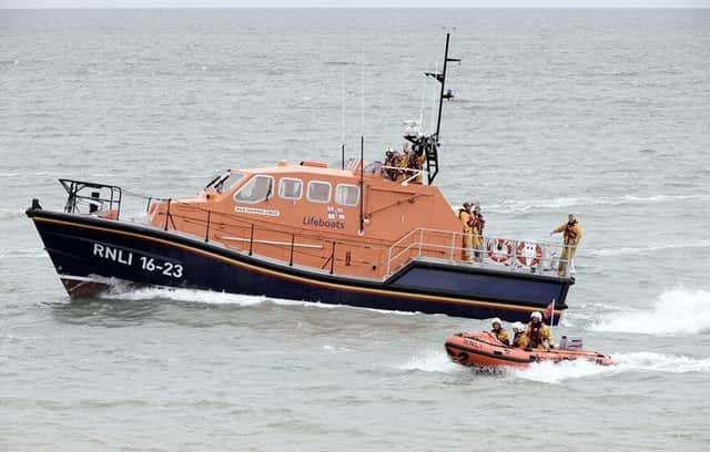 Eastbourne Lifeboat was called to the scene