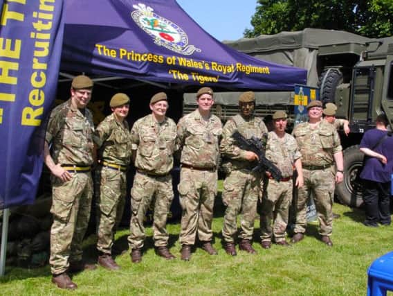 The sun shone and there a strong turnout for the annual Armed Forces Day in Memorial Gardens - all pictures by Malcolm Walls