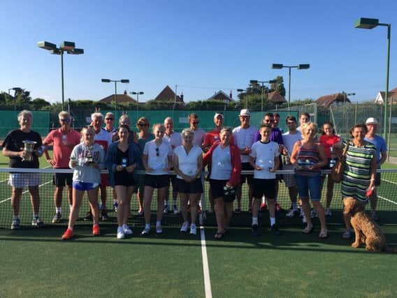 Plenty of trophies were handed out at Angmering's annual club championship