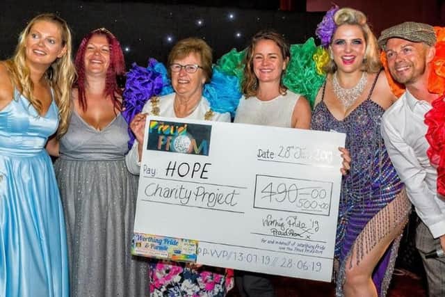 Worthing's Proud Prom on Friday raised 500 for The HOPE Charity Project in Southwater