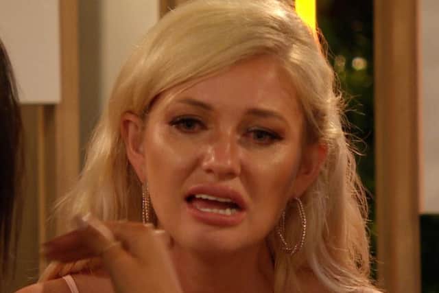 Amy was left in tears after Wednesdays episode. Picture: ITV