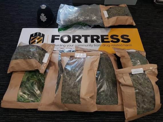 Police discovered a large quantity of drugs at the Brighton property
