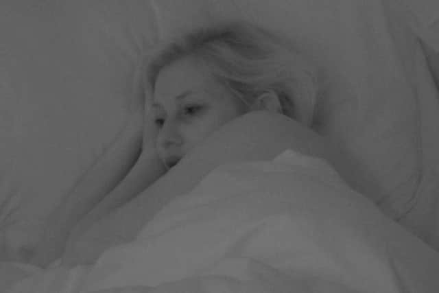Amy Hart slept alone after the revelations. Picture: ITV