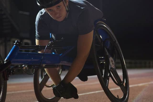 Wheelchair racer Lizzie Williams from Worthing has launched a career comeback and is looking for businesses to sponsor her. Picture: Martin Barraud