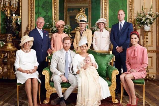 Official photo from baby Archie's christening. Photo: Chris Allerton/Sussex Royal