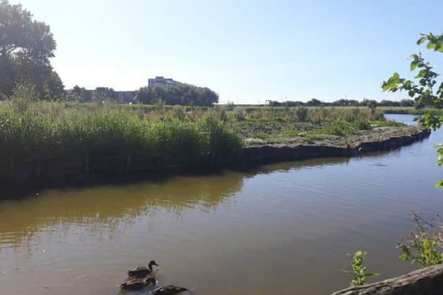 The lake at Brooklands. Photo: Adur and Worthing Councils/Twitter