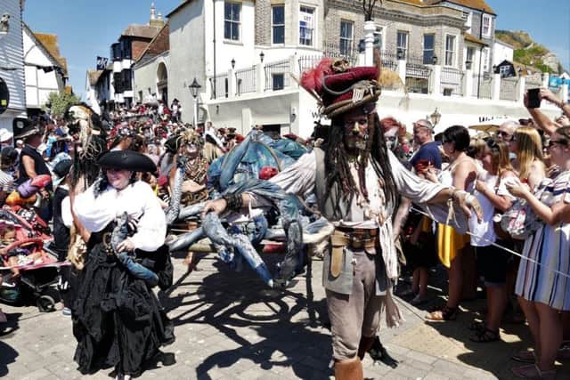 Hastings Pirate Day 2018. Photo by Sid Saunders SUS-180716-070815001
