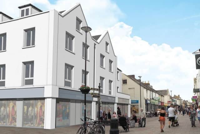 An artist's impression of the development in Montague Street