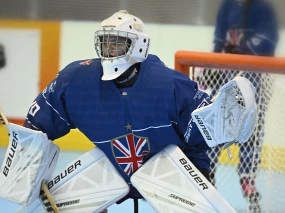 Maddie Trunchion in action for Great Britain. Picture courtesy of Warren Trunchion.