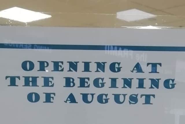 The store hopes to open the new premises early August