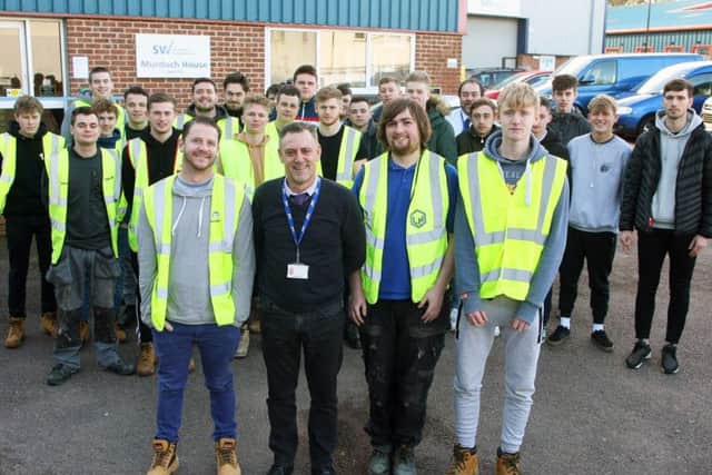 Apprentices at Steve Willis Training Centre in Burgess Hill. Photo by Derek Martin Photography