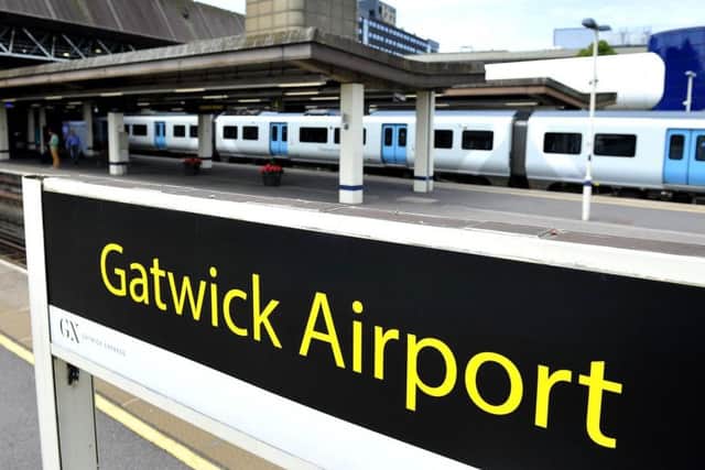 Gatwick Airport railway station. Photo by Steve Robards