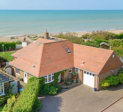 This five-bedroom detached house in picturesque Ferring is right on the seafront.