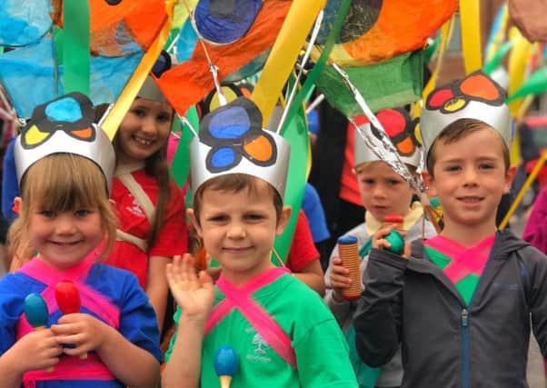 Hundreds of children brought creativity and colour to Horsham for the town's first children's parade SUS-190907-115921001