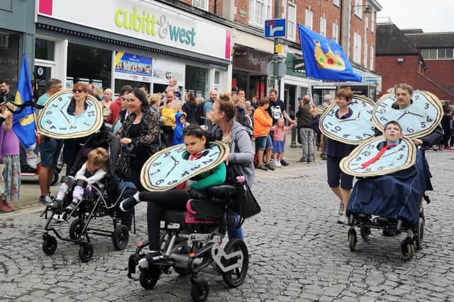 Hundreds of children brought creativity and colour to Horsham for the town's first children's parade SUS-190907-120018001