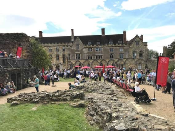 Thousands flocked to Battle for the filming of BBC One's Antiques Roadshow