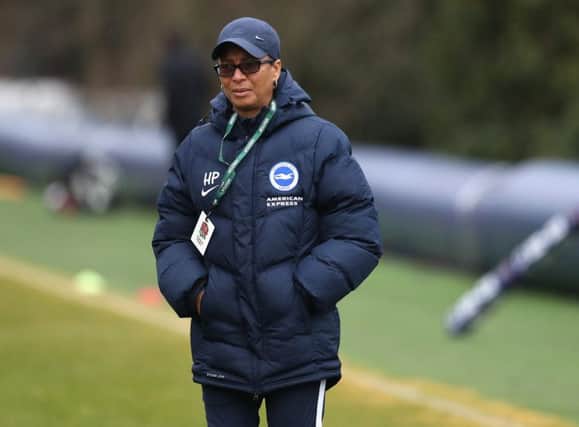 Brighton manager Hope Powell (getty)