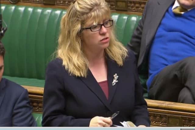 Lewes MP Maria Caulfield  in the House of Commons