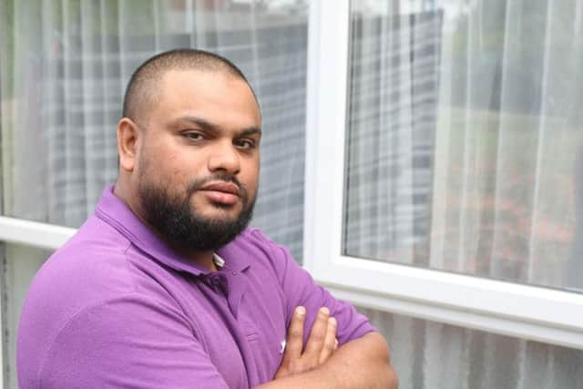 Ali Miah was scared by a break-in attempt in broad daylight at his home in Durrington. Picture: Derek Martin