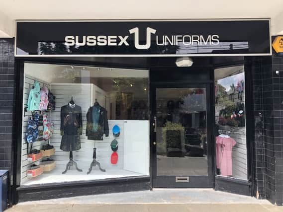 Sussex Uniforms new store in Horsham's Bishopric SUS-191007-153611001