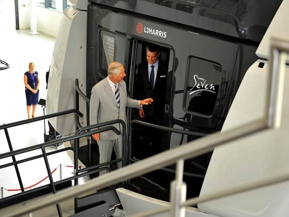 HRH Prince Charles was given a warm welcome when he visited L3Harris London Training Centre in Gatwick Road, Crawley, one of the largest aerospace and defence companies in the world