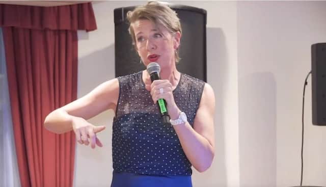 Katie Hopkins at Eastbourne's Afton Hotel SUS-190716-154957001