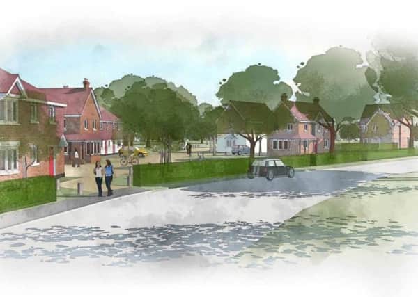 Plans for 400 homes being put forward by Gleeson and Rydon south of Hailsham