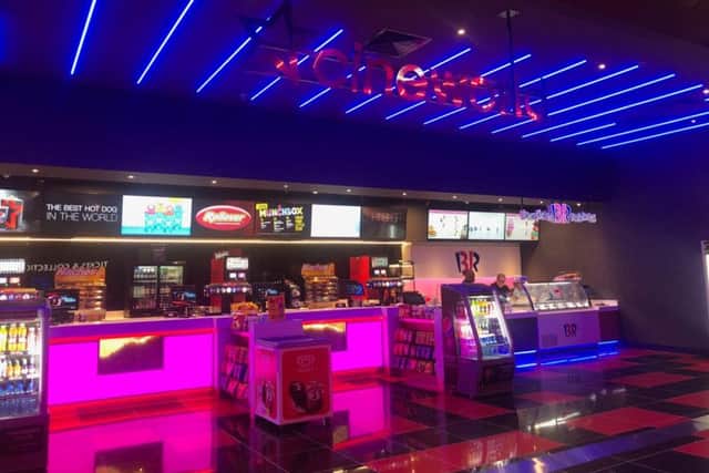 Inside the new Cineworld, photo shared by The Beacon