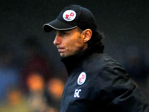 Crawley Town head coach Gabriele Cioffi. Picture by Steve Robards