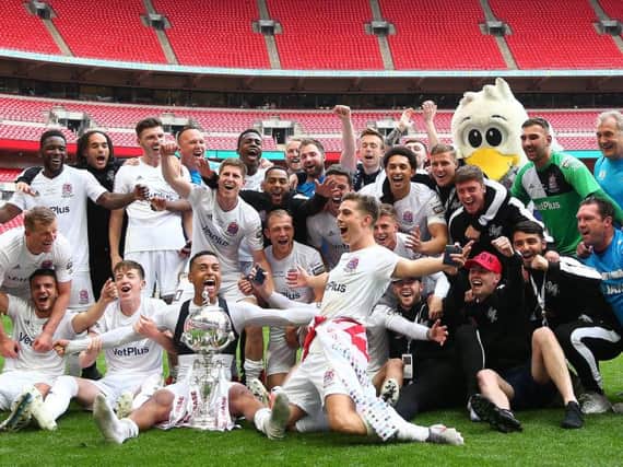 Last season's FA Trophy winners AFC Fylde. Picture courtesy of Getty Images
