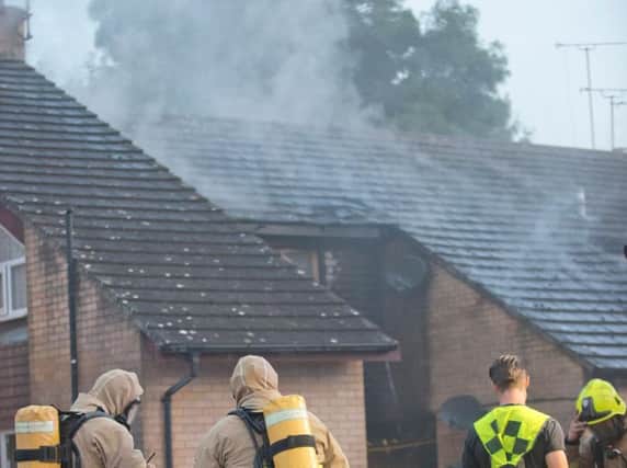 Two puppies have died in a serious fire in ablock of flats in Gasson Wood Road, Bewbush, Crawley