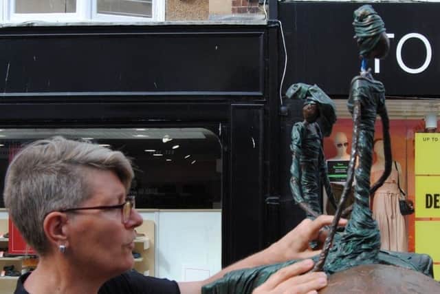 Horsham artist Irma Westerdijk was left devastated by the damage