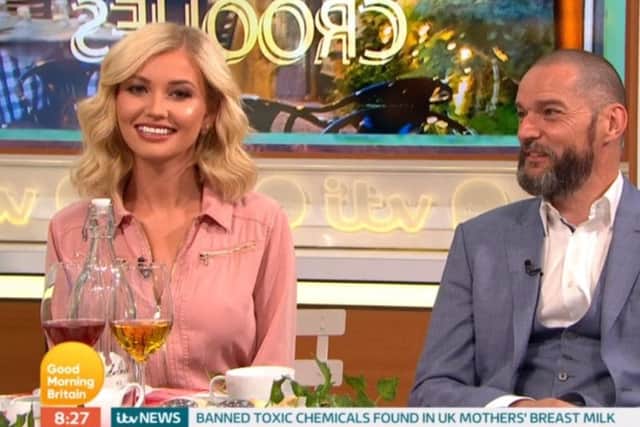 Amy Hart and Fred Sirieix on Good Morning Britain. Picture: ITV