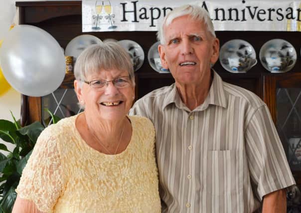 Mary and Barry Mills, long-standing residents of Shoreham, have celebrated their diamond wedding