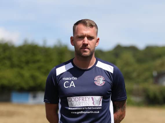 Hastings manager Chris Agutter. Picture Courtesy of Scott White.